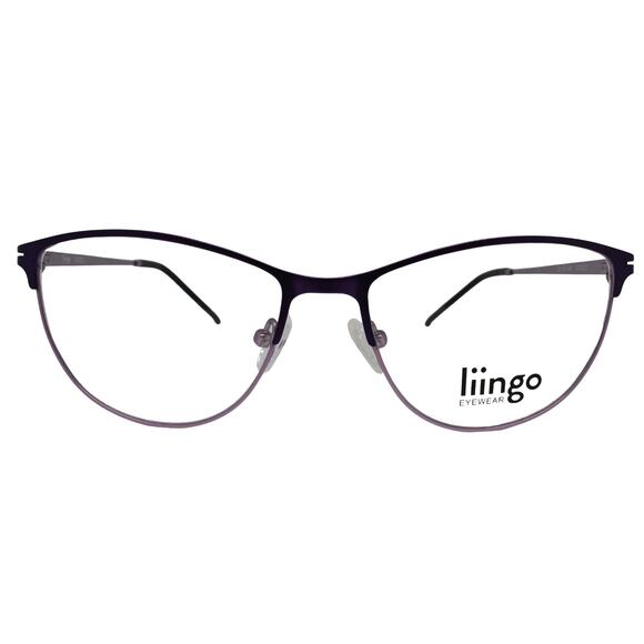 Liingo Kidzie Violet 53-16-140mm Eyeglasses FRAMES ONLY - NEW CONDITION - Picture 3 of 13